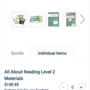 ⛔SOLD⛔All About Reading Level 2 Materials